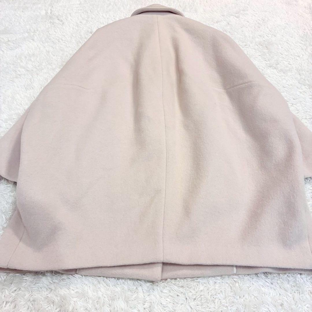 美品✨希少✨エンフォルド　ショートビーバーボックスコクーンコート　ベージュ