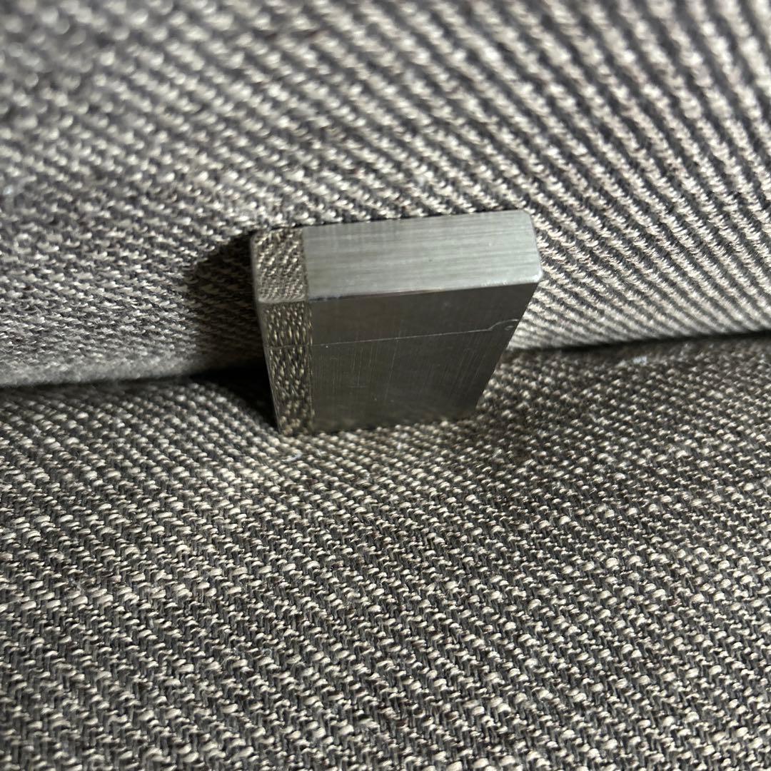 開閉音 良好　デュポン　ガスライター　シルバー　ヘアライン　ライン2s