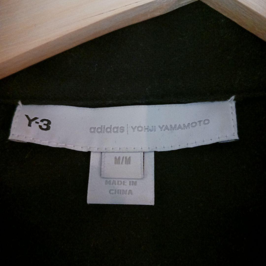 Y-3 ブラック ハーフジップ M