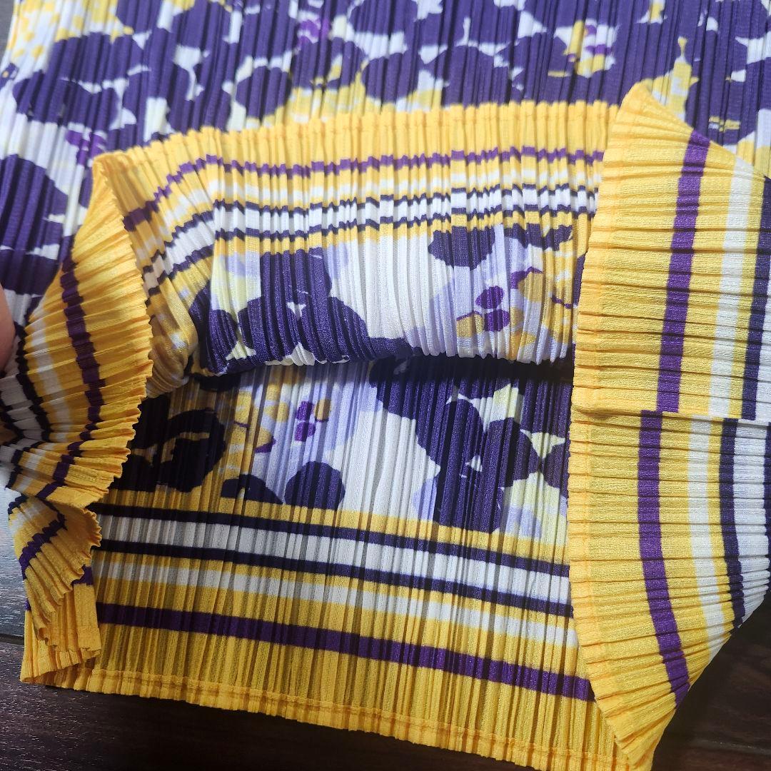 美品 PLEATSPLEASE イッセイミヤケ カットソー ハイネック 3