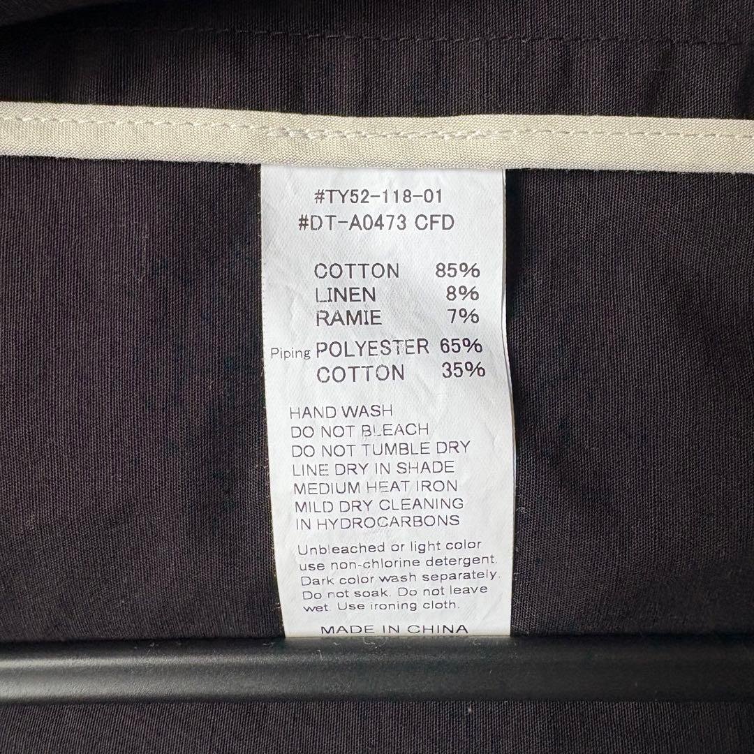 【現行✨2025年】ダントン カラーレスショートジャケット 38