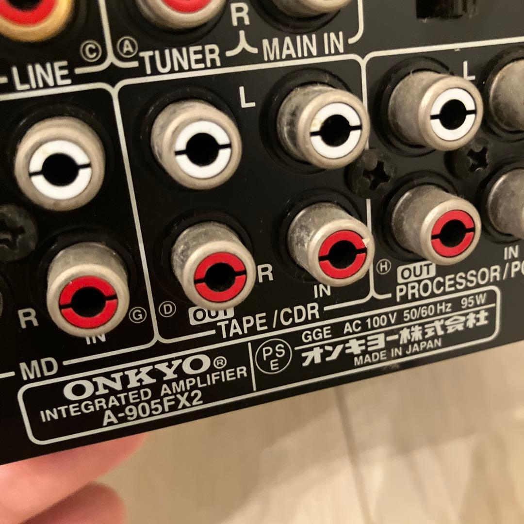 ONKYO オンキョー　a-905fx2 シルバーアンプ　　本体のみ