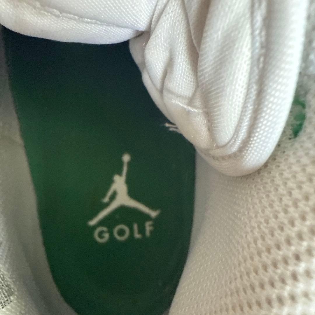 【美品】NIKE ジョーダン　ゴルフシューズ　26cm メタリックグリーン