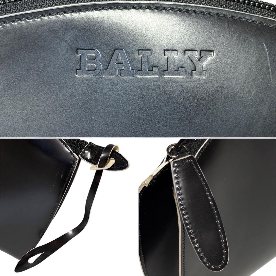 美品 BALLY バリー レザー トートバッグ ショルダー ハンド ポーチ付き