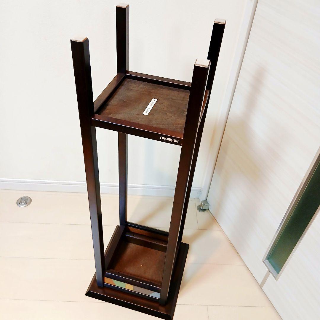 karimoku フラワースタンド カリモク コーナーテーブル 花台 花瓶置き