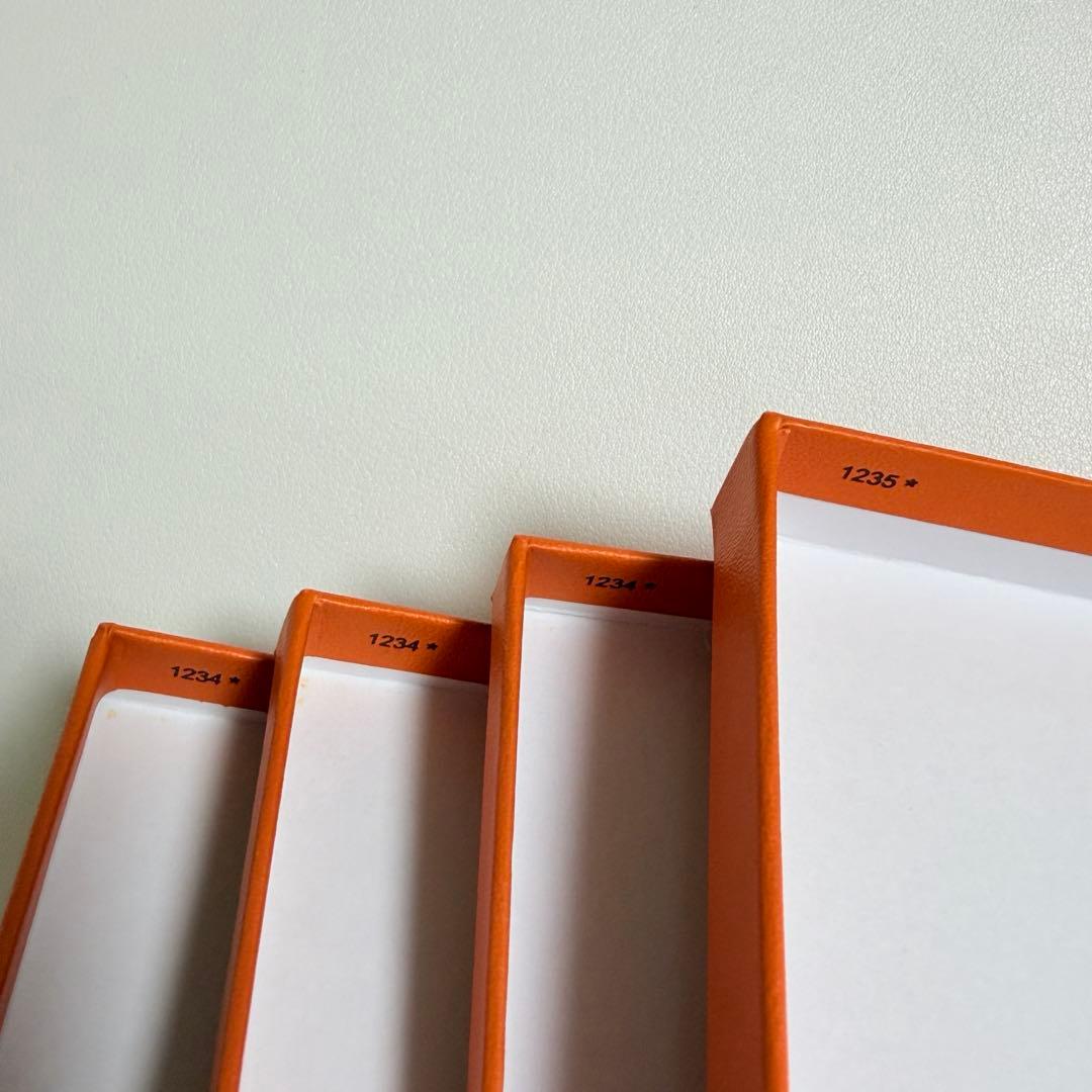 美品　エルメス　保存袋　空箱　4個セット　ブレスレット　アクセサリー入れ　現行品