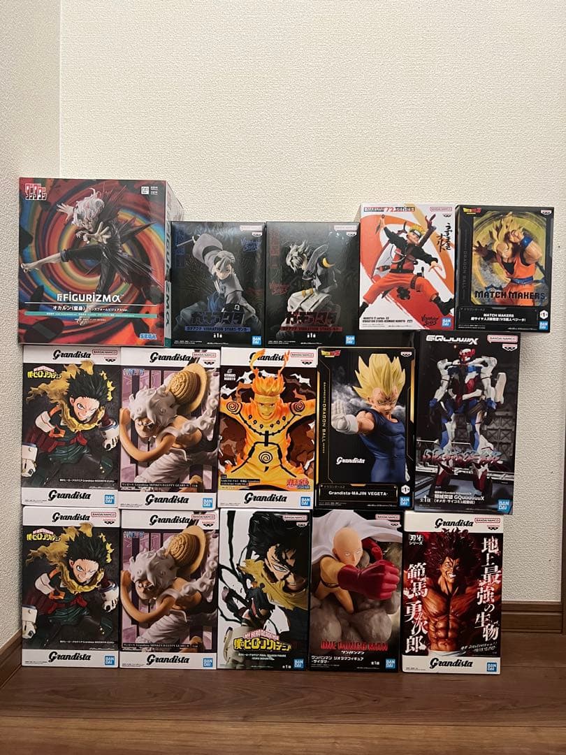 ヒロアカ　ダンダダン　ドラゴンボール　ガチアクタ　ワンピース　フィギュア　セット