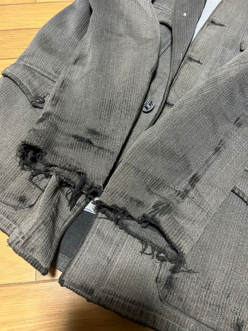 40年代 フランス コットンピケ ハンティング ジャケット