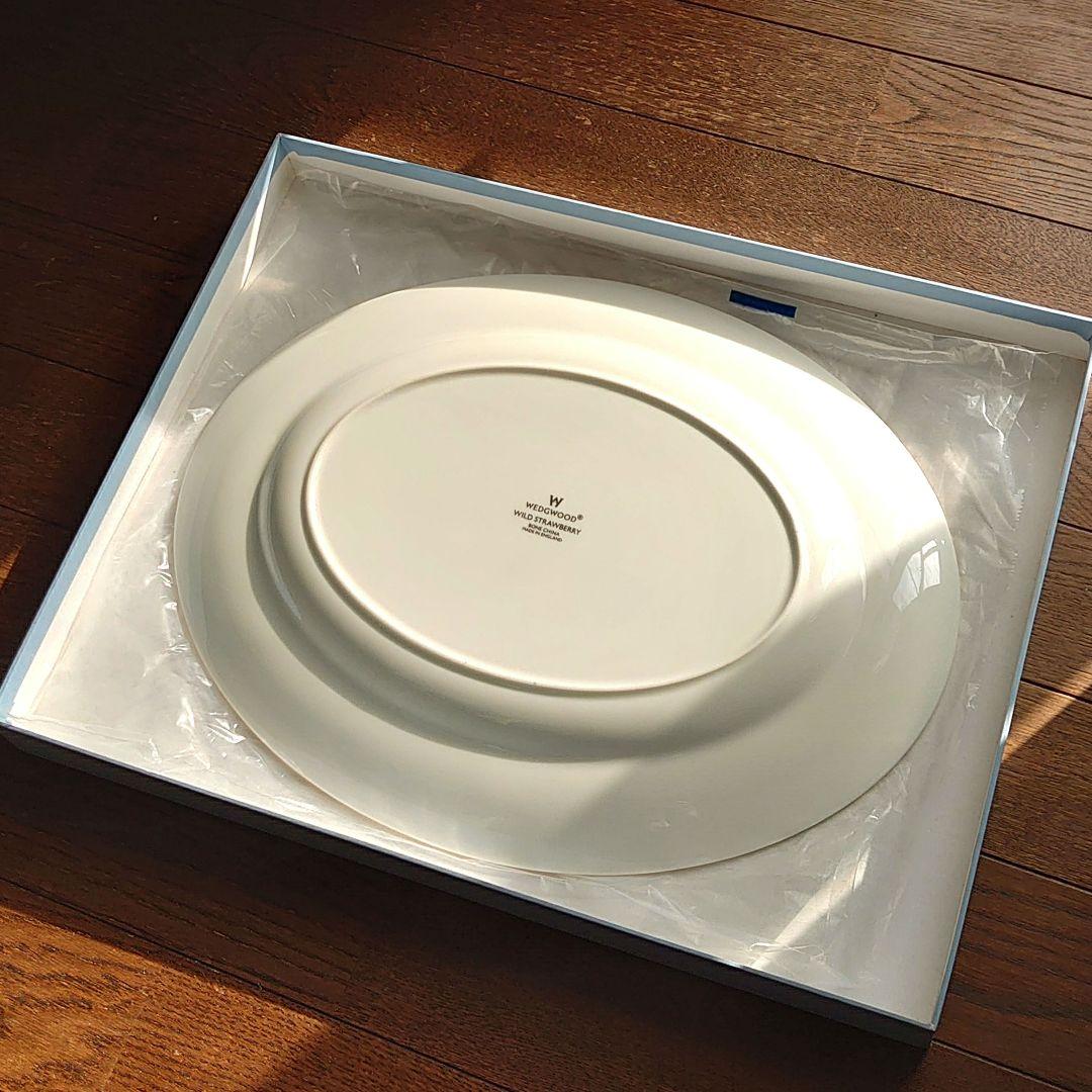 【新品未使用】 ワイルドストロベリー オーバルプレート