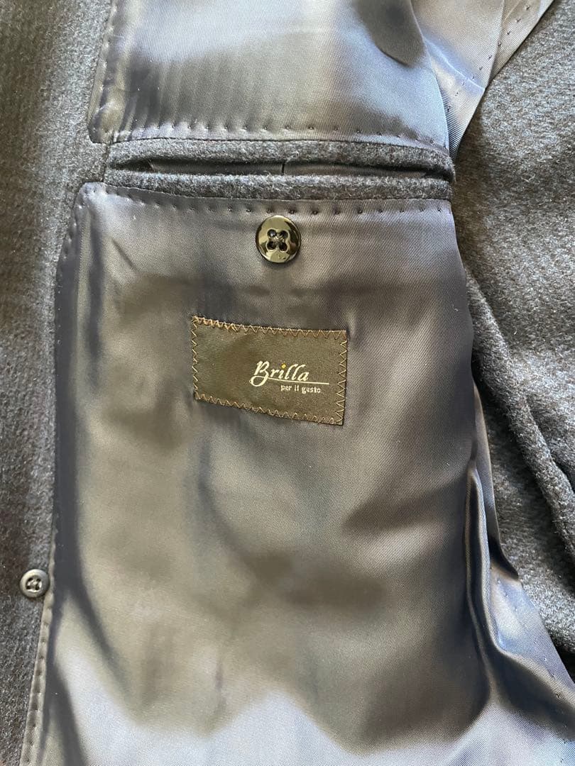 Brilla per il gusto カシミア100% ロングコート ネイビー