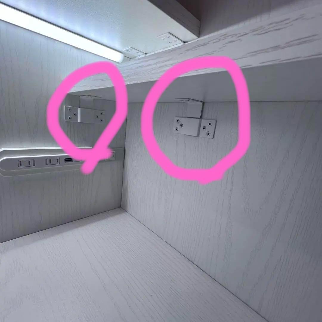 中古 おこもり個室デスク幅90 オフィス デスク 机 つくえ ホワイト ①②