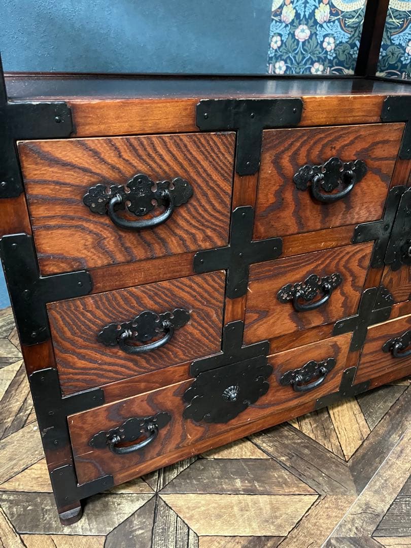 民芸調家具 棚 ラック 和箪笥 インテリア 昭和レトロ 当時物