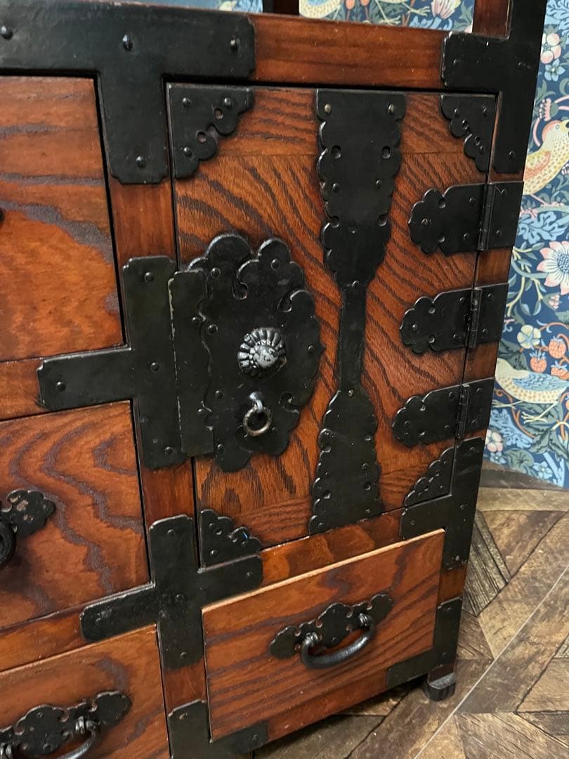 民芸調家具 棚 ラック 和箪笥 インテリア 昭和レトロ 当時物