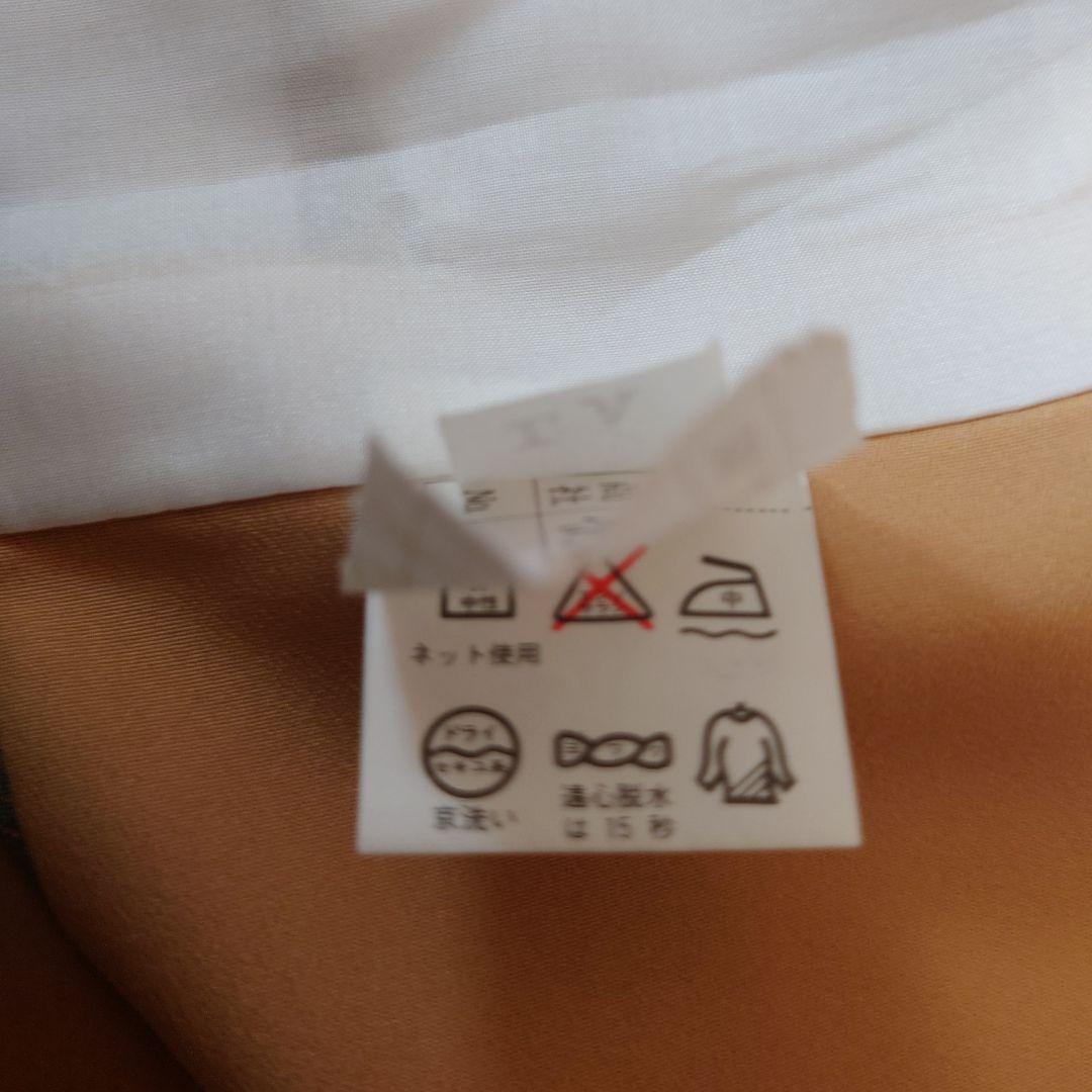 【美品】洗える小紋フルセット　東レシルック　袷　青白橡　波文様　京袋帯