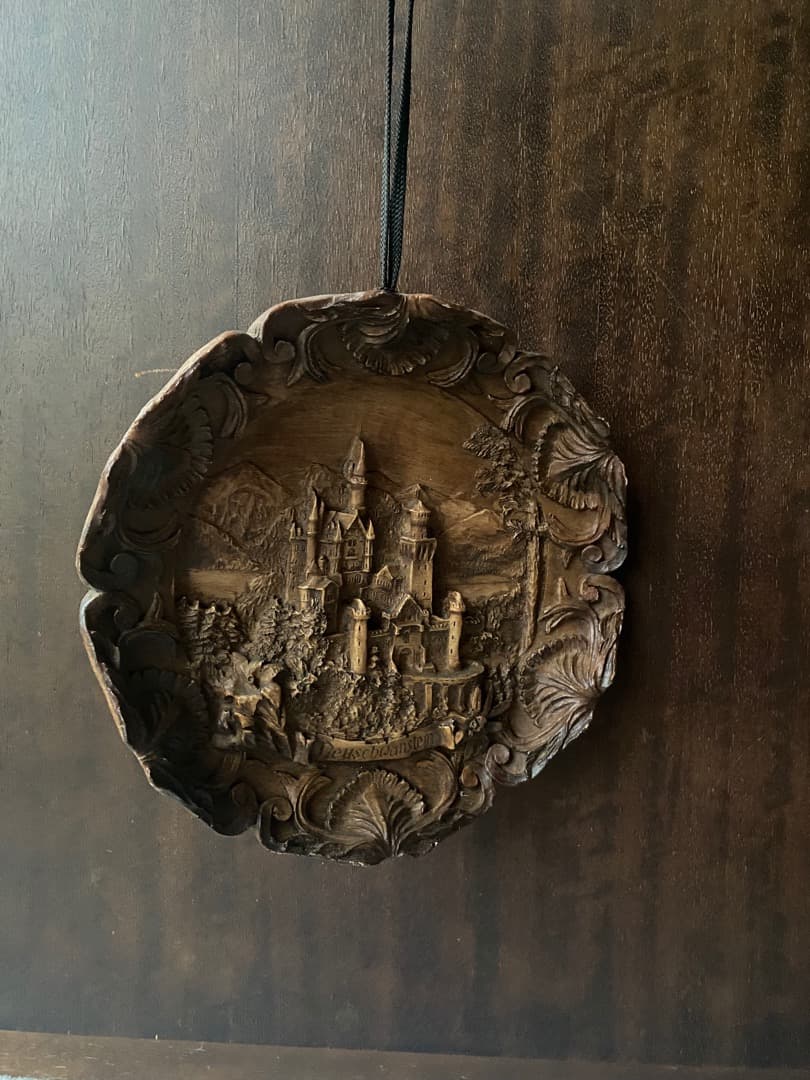 ノイシュヴァンシュタイン城 木彫壁掛け neuschwanstein castl