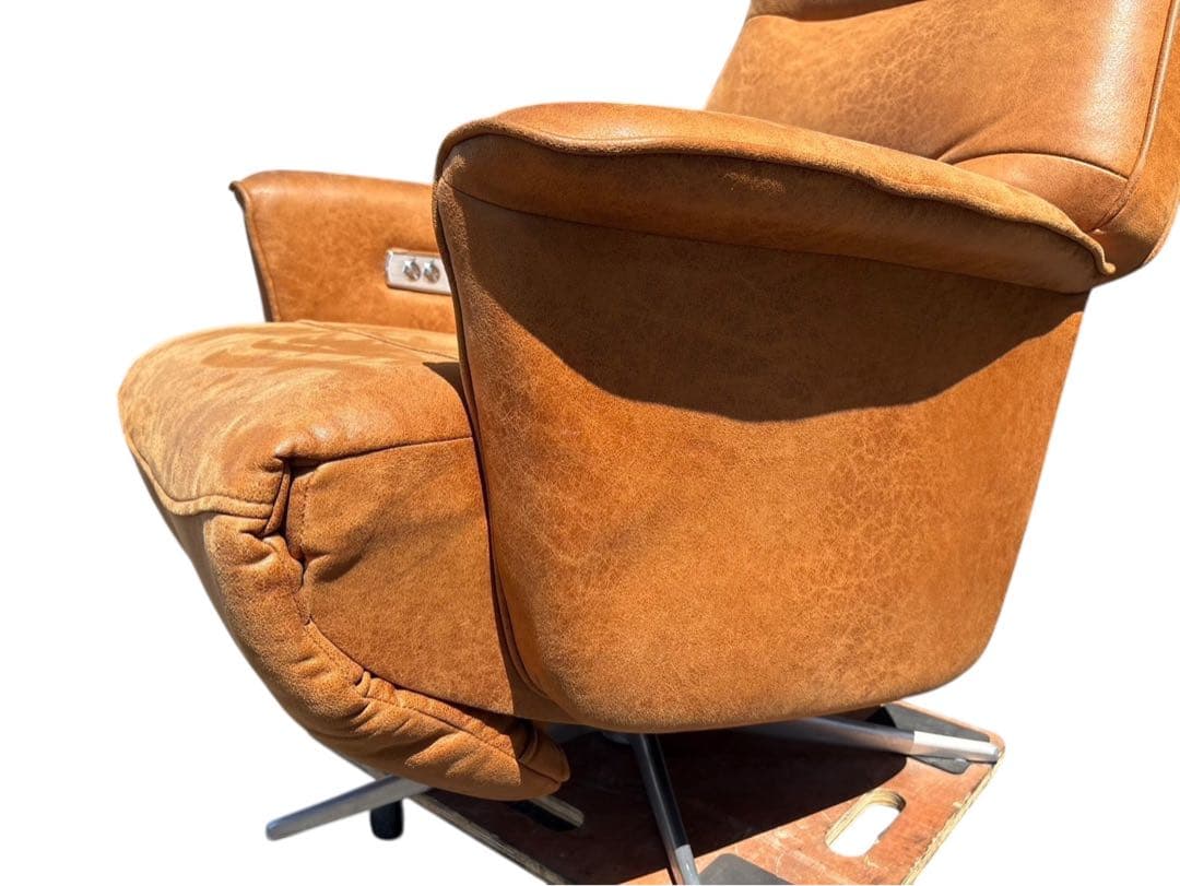 ELENORE エレノア パーソナルチェア レザーテックス 電動リクライニング