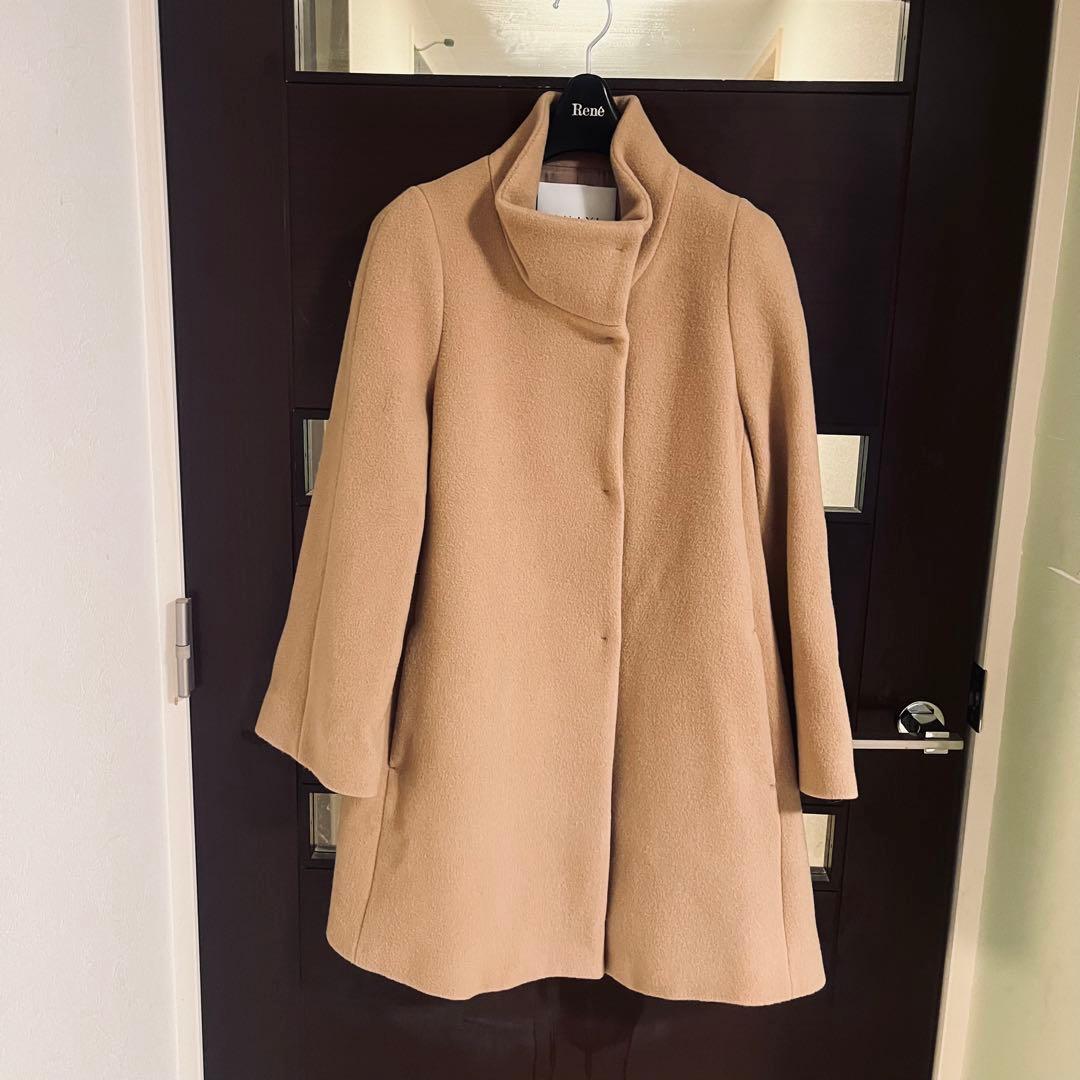 新品☆ ANAYI ウールビーバースタンドカラーロングコート/セオリー、23区