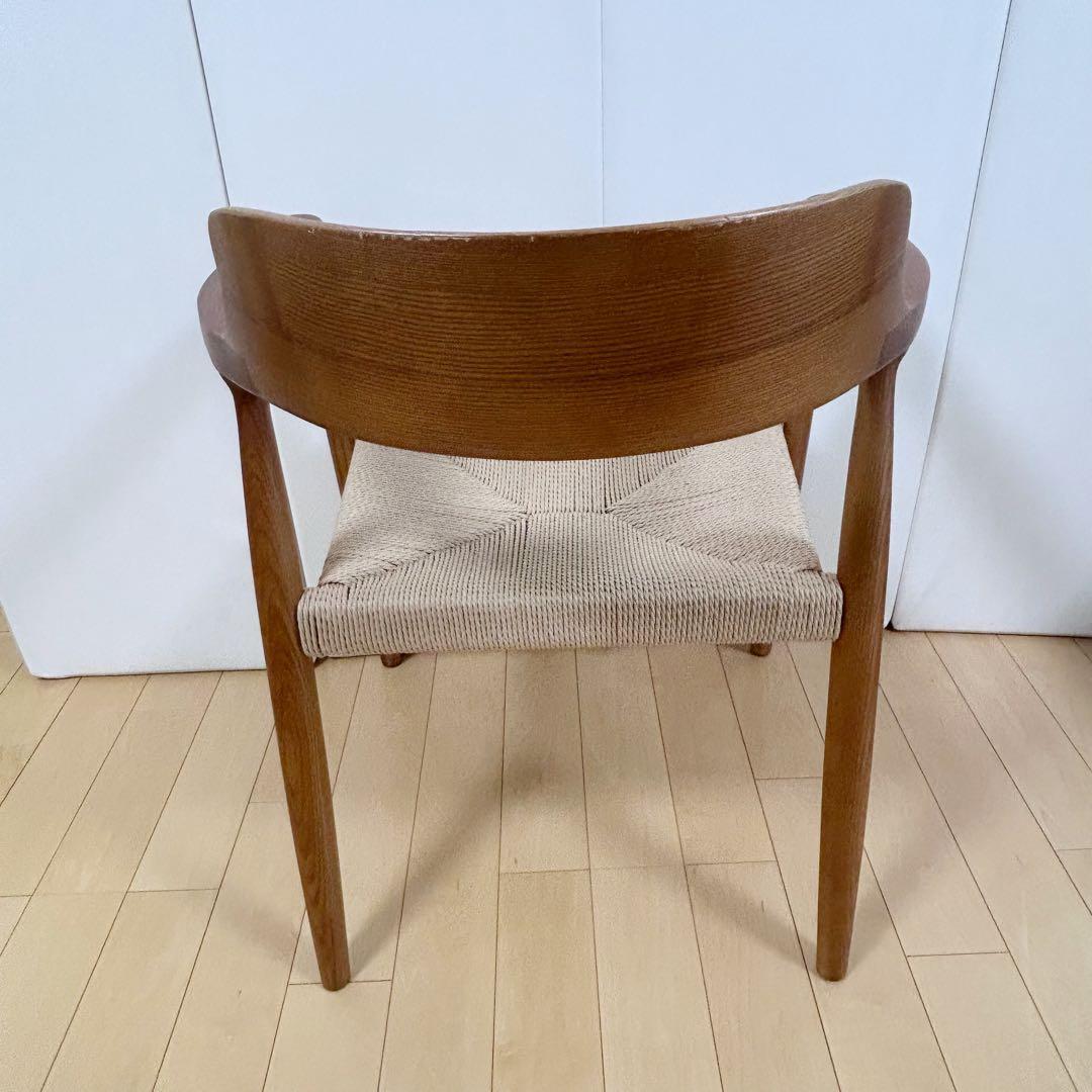 ペーパーコード　アームチェア　アッシュ　タンスのゲン ブラウン　天然木　無垢材③