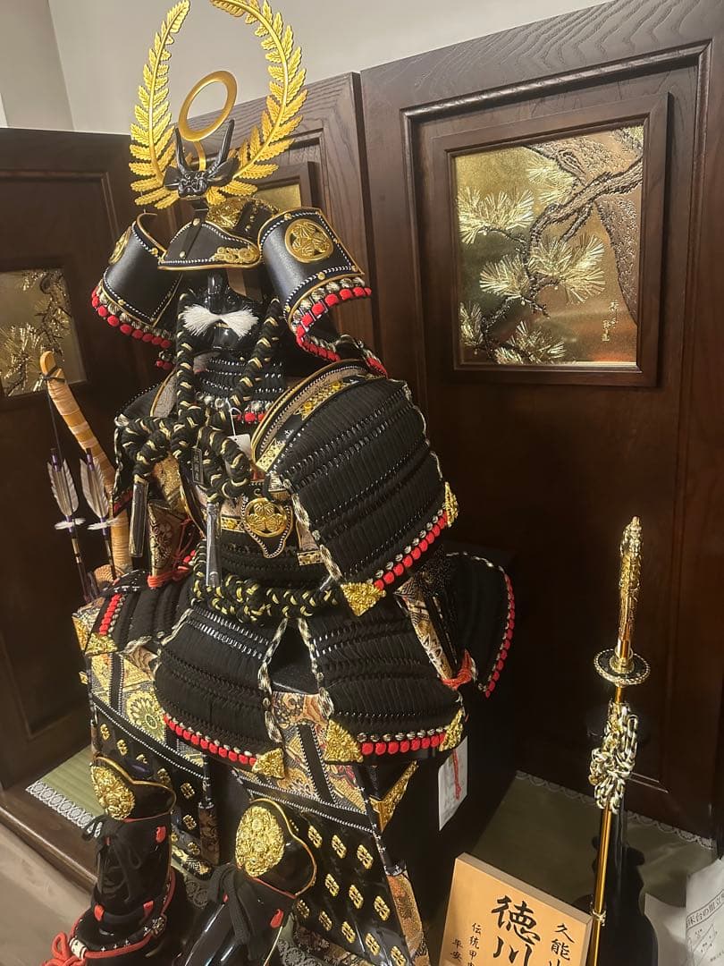 【久能山東照宮所蔵】徳川家康公 鎧兜飾り 伝統甲冑師 翠鳳作 日本製 新品未使用