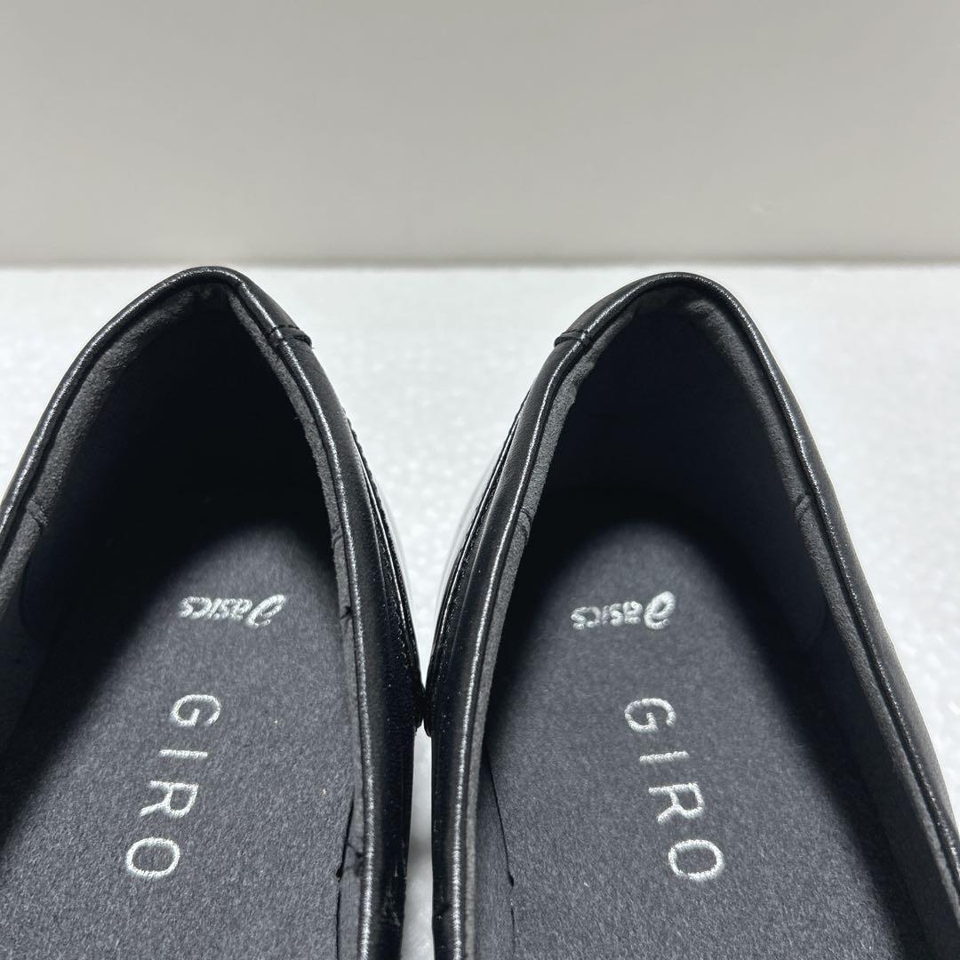 GIRO アシックス フラットシューズ レザー エナメル