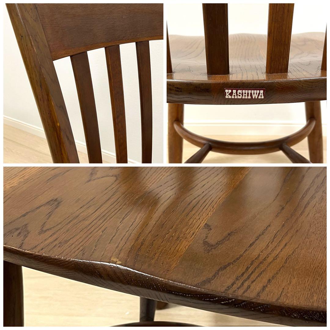 そ71【柏木工】ダイニングチェア 木製 ウインザーチェア 飛騨 ウィンザーチェア