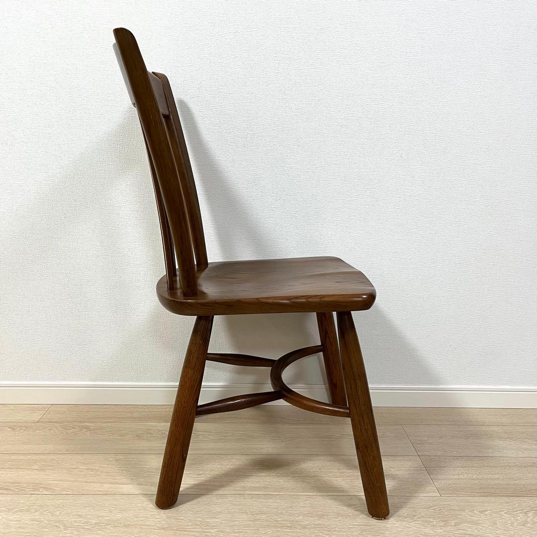 そ71【柏木工】ダイニングチェア 木製 ウインザーチェア 飛騨 ウィンザーチェア