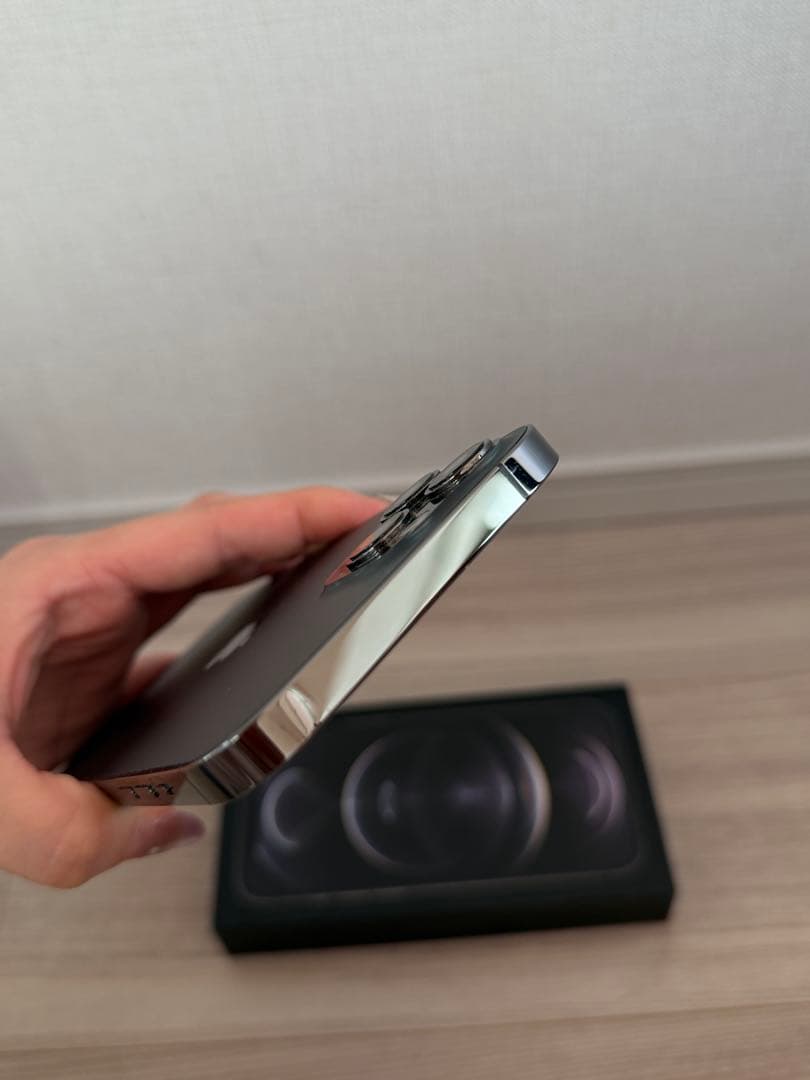 iPhone12ProMax 128GB パシフィックブルー　超美品SIMフリー