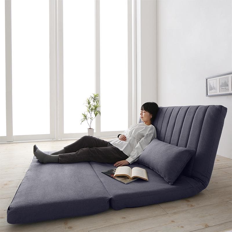 大人気！！3WAYで使えるソファ【ソファ　カウチ　ベッド】【ブラウン】 3