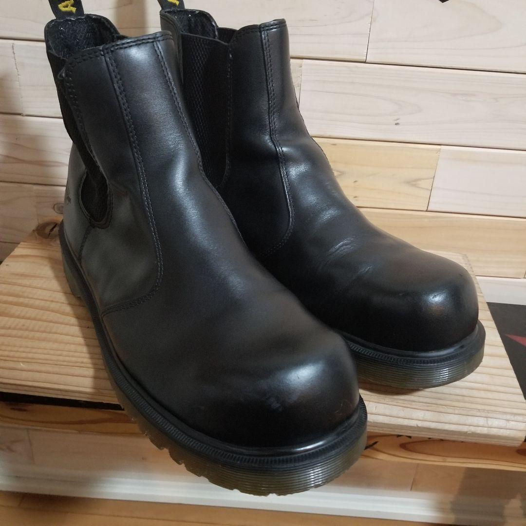 美品　ドクターマーチン　チェルシー　UK10 サイドゴア　29.0　黒　スチール