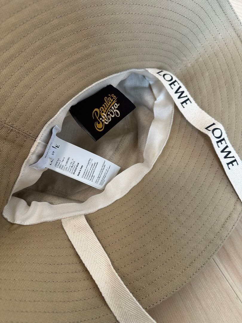 ロエベloeweフィッシャーマンハット　ベージュ