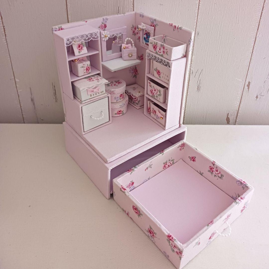 Jin様＊kyo＊ハンドメイド＊ケーキ屋さん＊ドールハウス(引き出し収納付き)