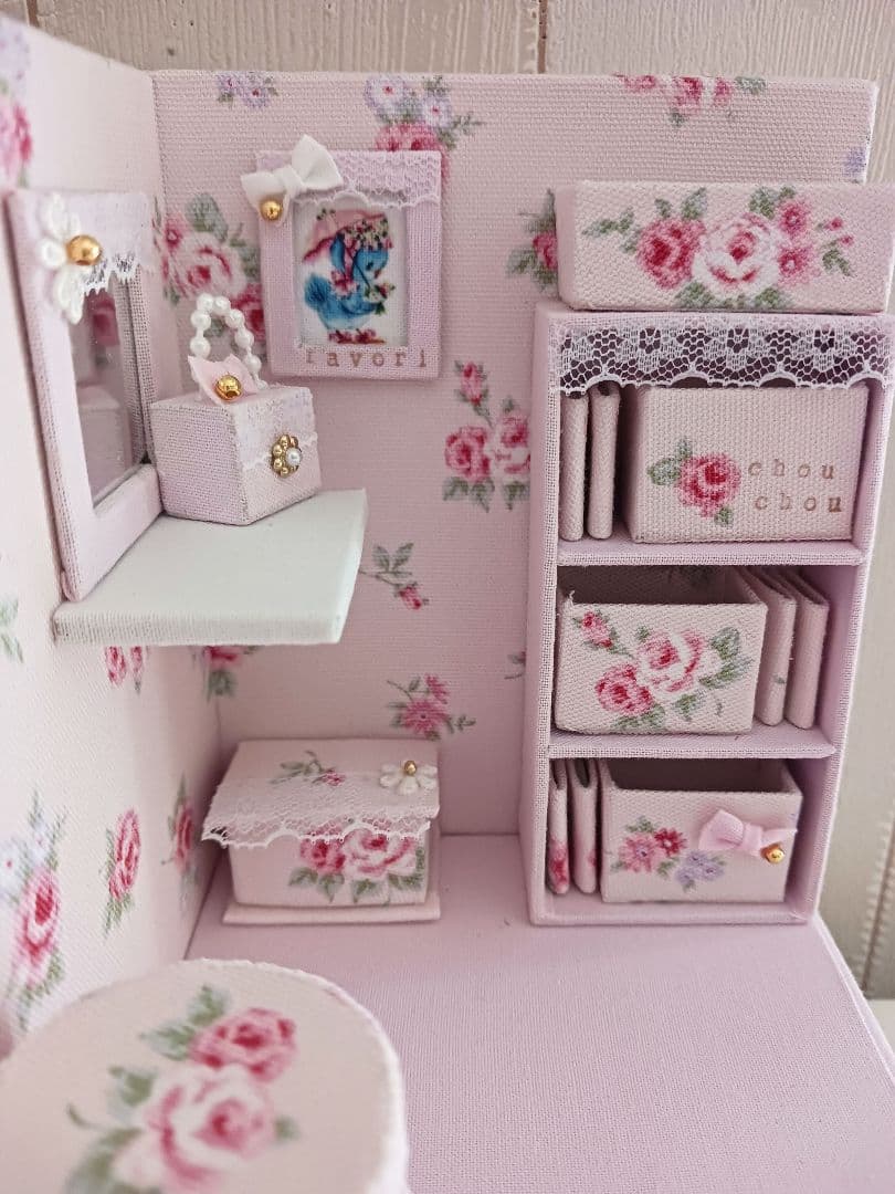 Jin様＊kyo＊ハンドメイド＊ケーキ屋さん＊ドールハウス(引き出し収納付き)