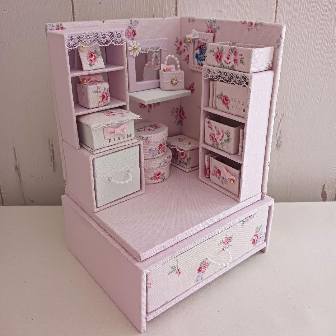 Jin様＊kyo＊ハンドメイド＊ケーキ屋さん＊ドールハウス(引き出し収納付き)