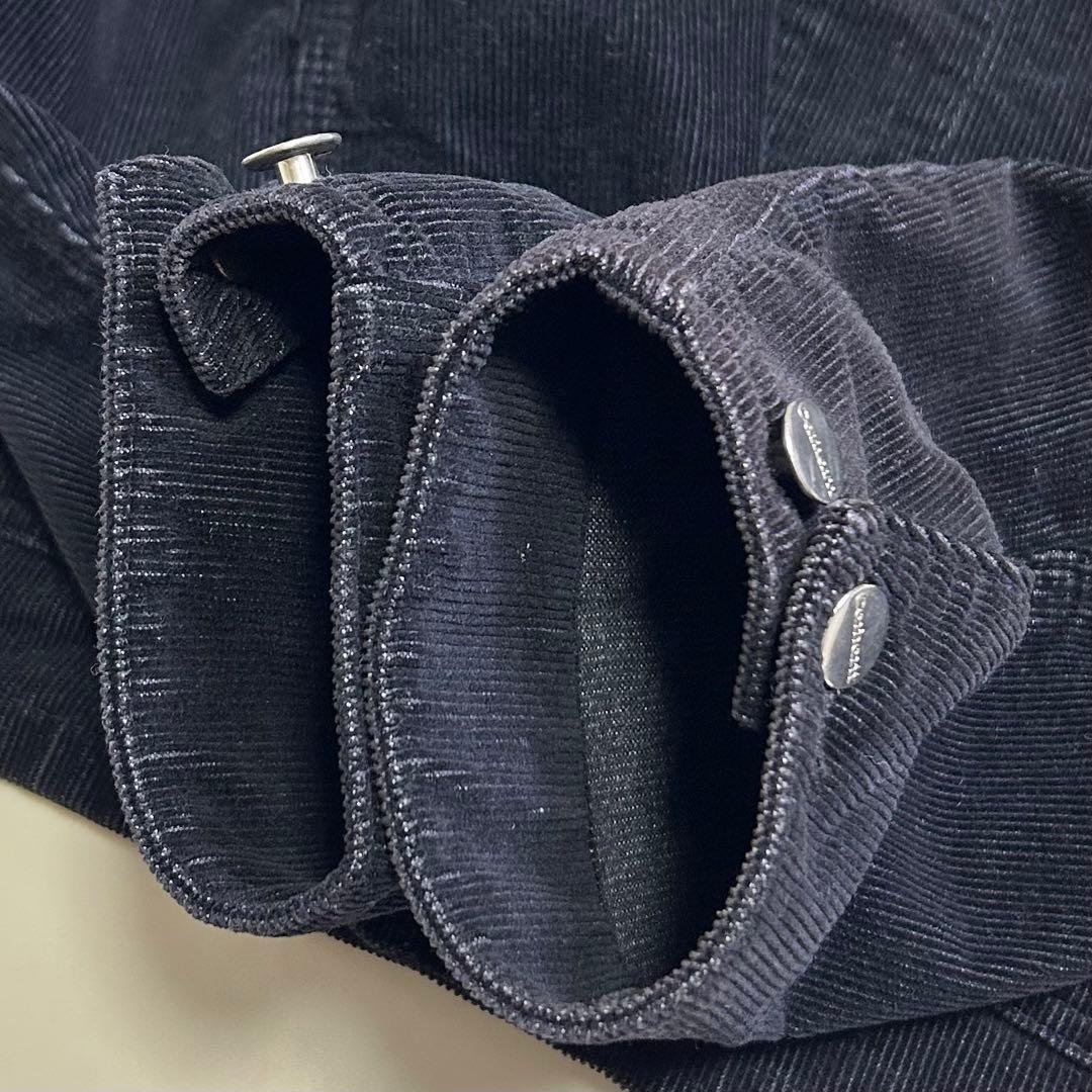 00s カーハート ミシガンチョアコート コーデュロイ 黒 L エドウィン期