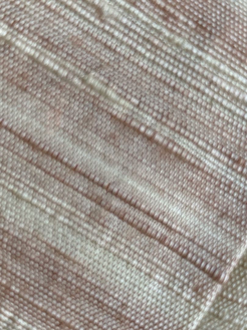 郡上紬　真綿紬　草木染　アイボリー