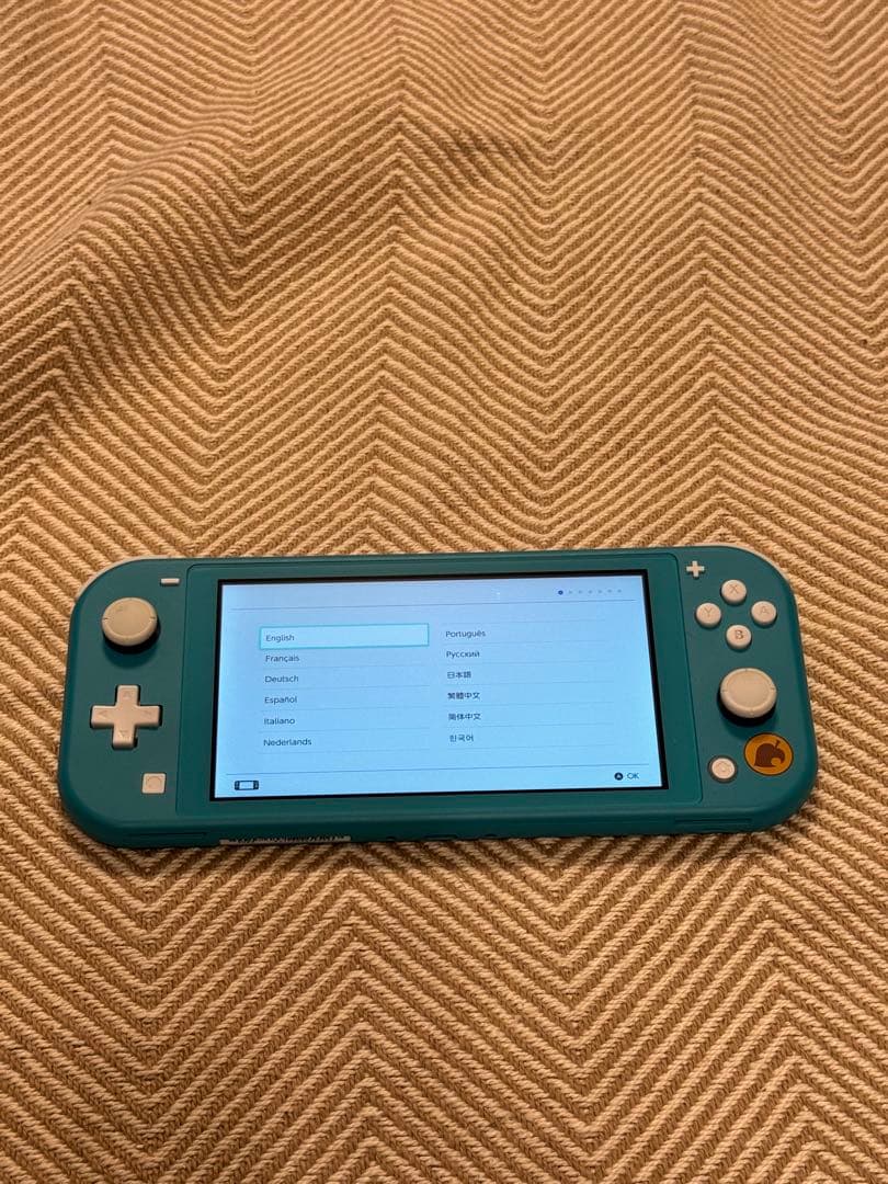 Switch Lite スイッチライトどうぶつの森 本体 動作良好 初期化済み
