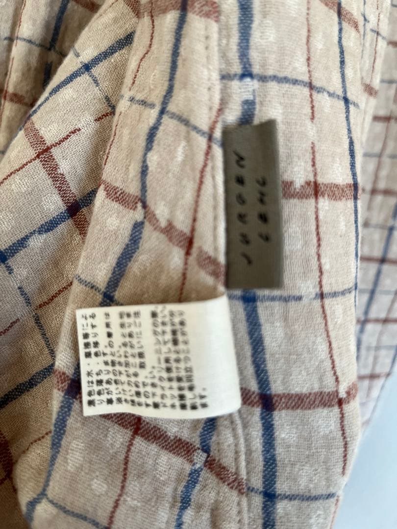 ヨーガンレール　未使用リバーシブル　綿　絹　毛手の込んだコート　羽織り