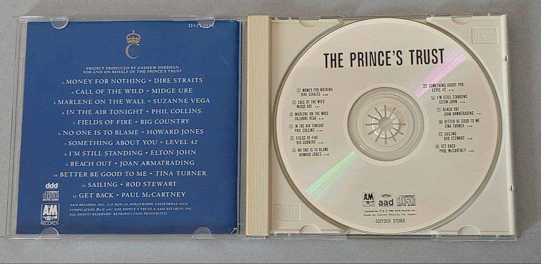 PRINCE'STRUST ROCK CONCERT 1986国内盤DVD+CD