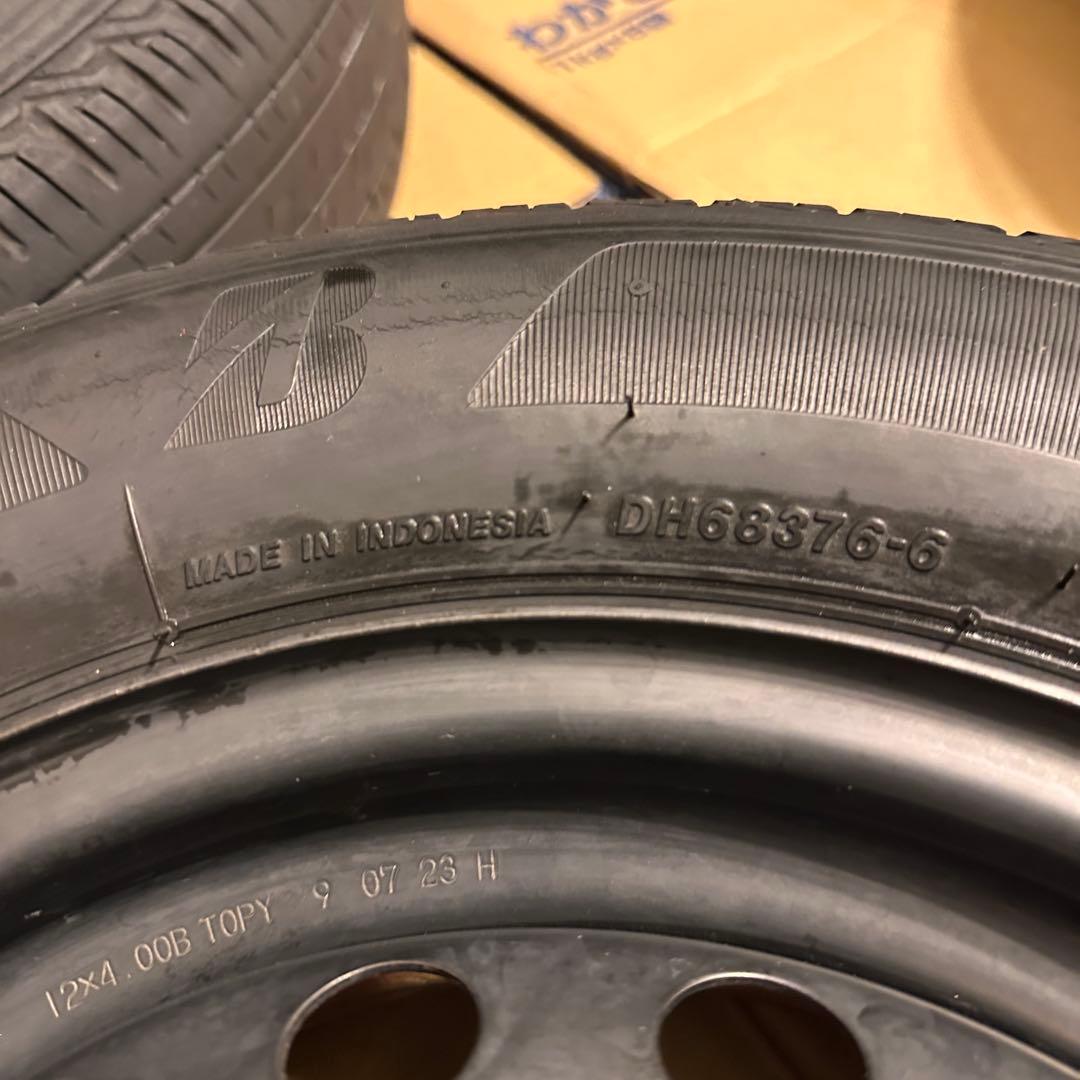 ダイハツ純正　12インチ 鉄ホイール　黒　ブラック　アトレー　ハイゼット