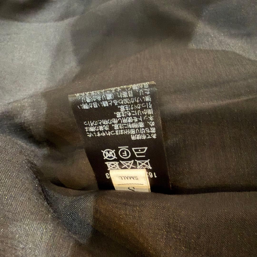 美品 BEAUTY&YOUTH コットンツイード ノーカラージャケット ブラック