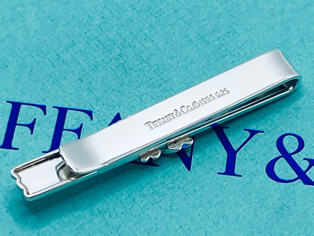 c832 美品　ティファニー　1992 シグネチャー　ネクタイピン　925