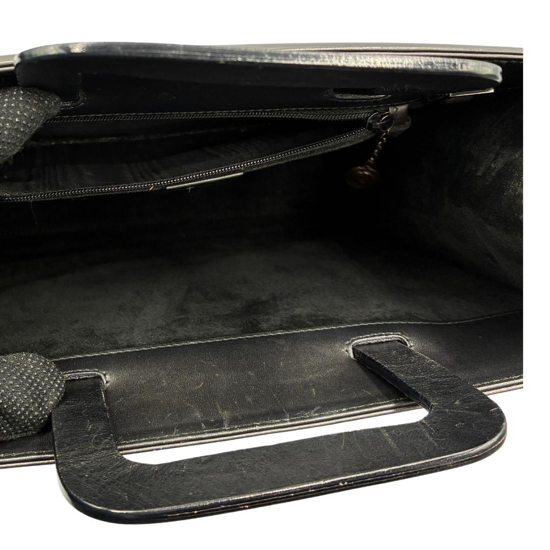 GUCCI グッチ レザートートバッグ ブラック A4収納可