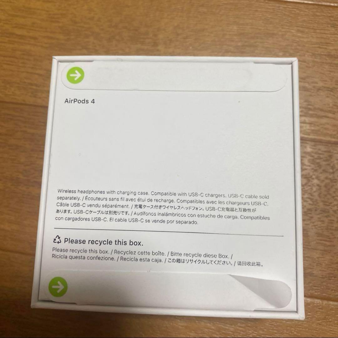 Apple AirPods 4 本体 新品未使用