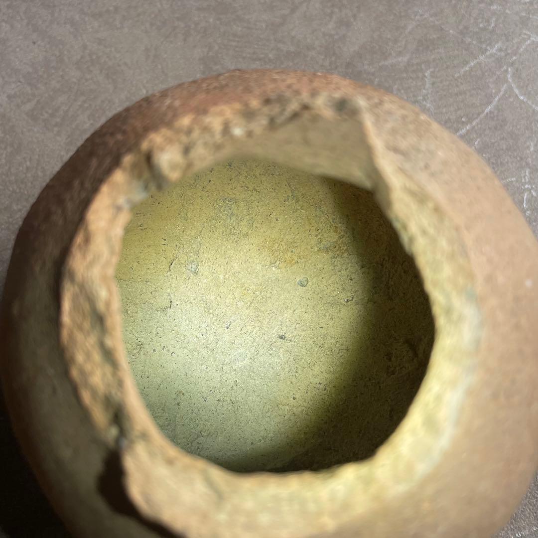 弥生土器小壺 矢作川出土 考古学 骨董 古美術 アンティーク 花器 壺 土器