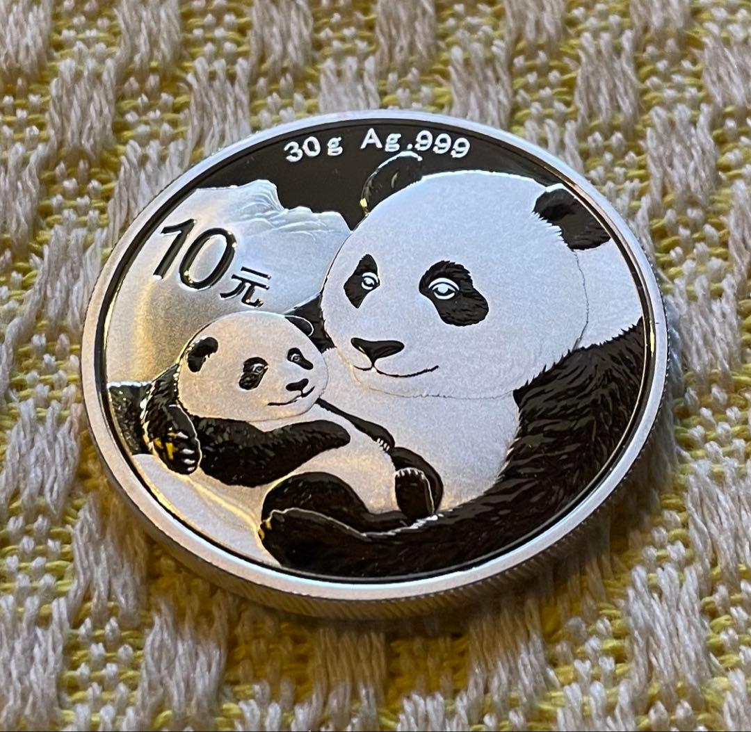 2019年 純銀 パンダ銀貨 30g 中国 10元 シルバー