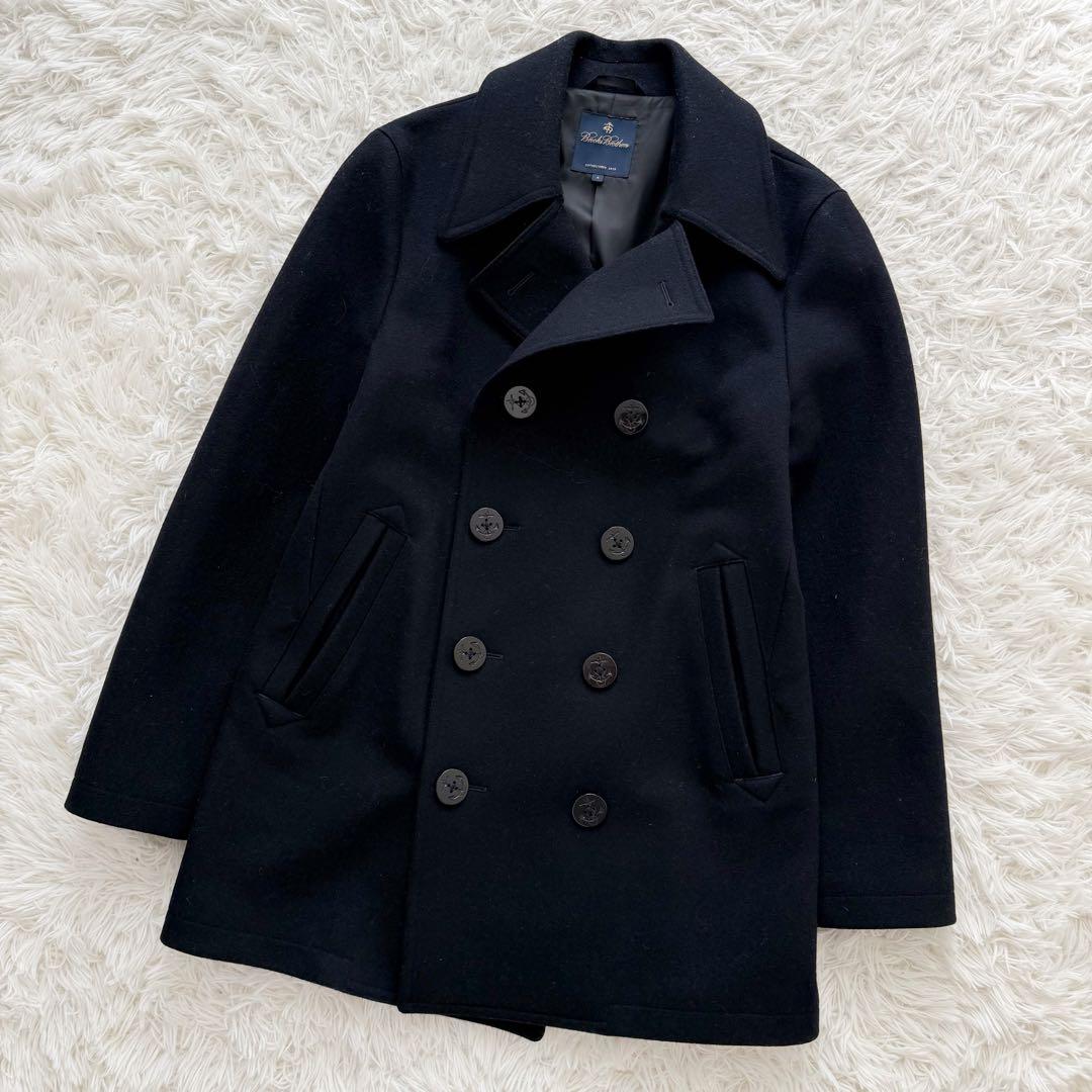 Brooks Brothers ウール ピーコート Pコート アンカーボタン S