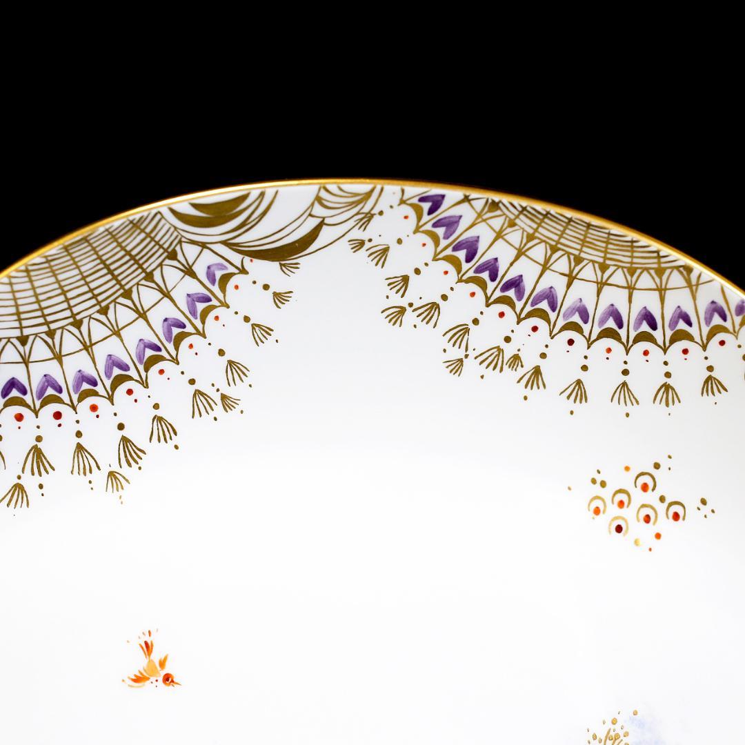 【レア極美品】マイセン アラビアンナイト 千夜一夜物語 オーバルプレート