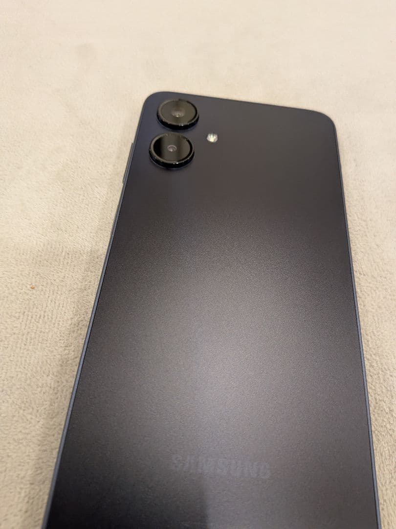 Samsung Galaxy a25 5g ブラック本体＋透明ケース