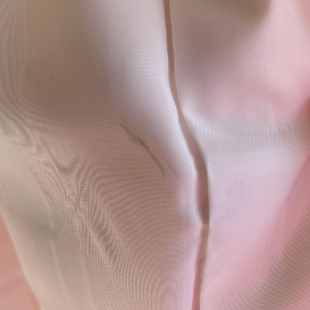 女児宮参り着物　掛け着 着物と長襦袢セット　赤系　正絹　絞り　百貨店で購入　美品