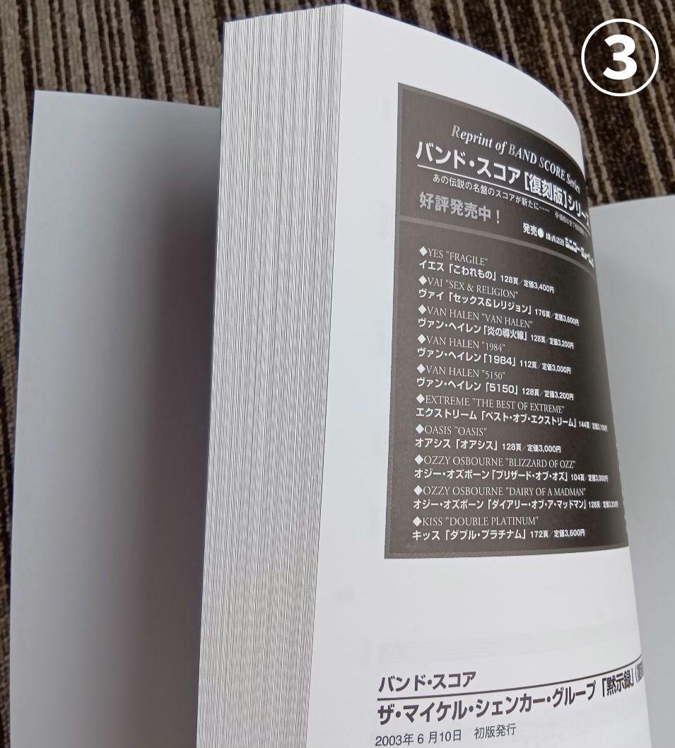 Michael Schenker スコア マイケル・シェンカー 楽譜 まとめ売り